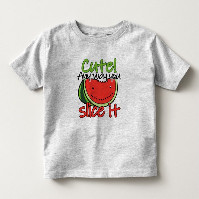 T-shirt Pour Les Tous Petits pastèque mignonne d'été (Devant)