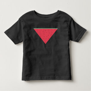 T-shirt Pour Les Tous Petits Pastèque sur résistance inversée au triangle rouge