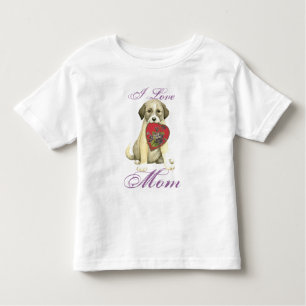 T-shirt Pour Les Tous Petits Pasteur anatolien Chien Coeur de Chien Maman