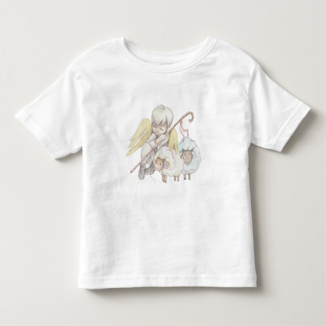 T-shirt Pour Les Tous Petits Pastorale des agneaux (Devant)