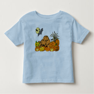 T-shirt Pour Les Tous Petits Patch Citrouille -