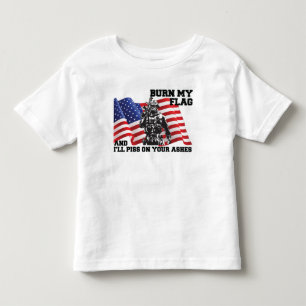 T-shirt Pour Les Tous Petits Patriote américain