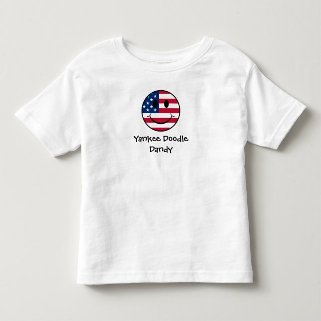 T-shirt Pour Les Tous Petits Patriotique (Devant)