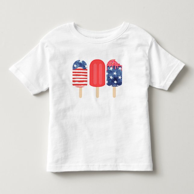 T-shirt Pour Les Tous Petits Patriotique (Devant)