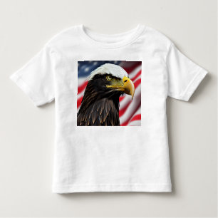 T-shirt Pour Les Tous Petits Patriotique/Aigle/Américain/USA