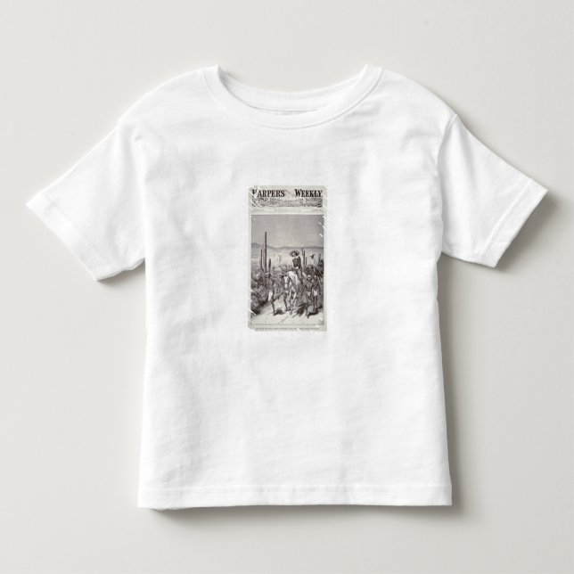 T-shirt Pour Les Tous Petits Patrouille d'armée d'avance de scouts d'Apache sur (Devant)