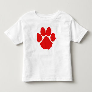T-shirt Pour Les Tous Petits Patte rouge