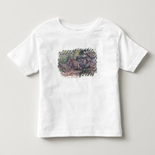 T-shirt Pour Les Tous Petits Paul Cezanne Woodland with Boulders, 1893
