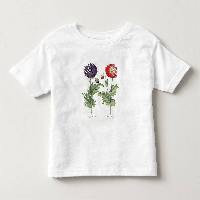 T-shirt Pour Les Tous Petits Pavots : incarnato de multiplici du flore (Devant)