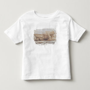 T-shirt Pour Les Tous Petits Paysage avec la Chambre d'un paysan, 1640s