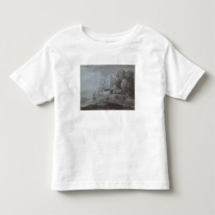 T-shirt Pour Les Tous Petits Paysage boisé de Thomas Gainsborough avec Herds
