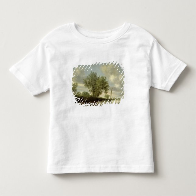 T-shirt Pour Les Tous Petits Paysage de rivière, 1645 (Devant)