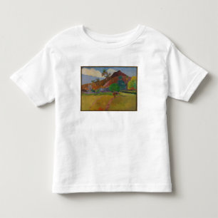 T-shirt Pour Les Tous Petits Paysage de Tahitian, 1891 (huile sur la toile)