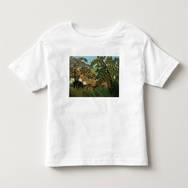 T-shirt Pour Les Tous Petits Paysage exotique (Devant)