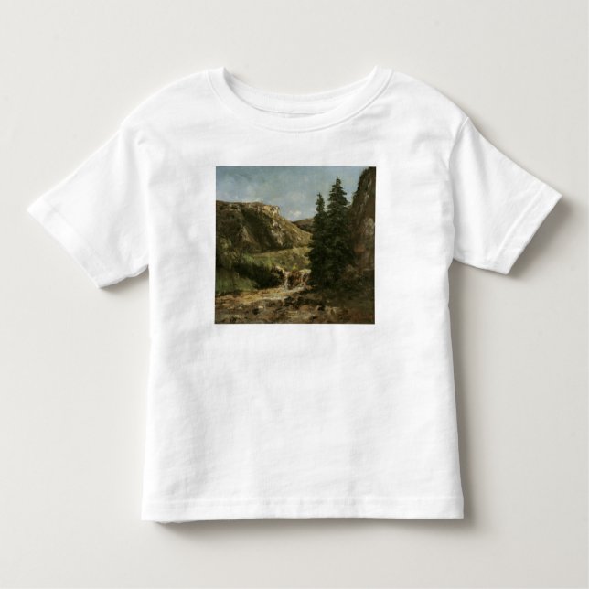 T-shirt Pour Les Tous Petits Paysage près d'Ornans, c.1858 (Devant)