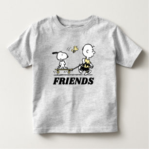 T-shirt Pour Les Tous Petits PEANUTS Amis Patinage