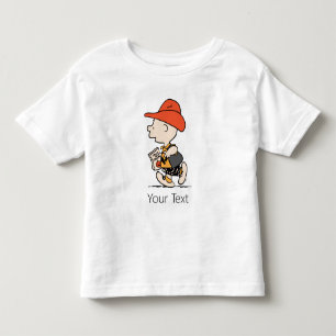 T-shirt Pour Les Tous Petits Peanuts Charlie Brown Cowboy Halloween