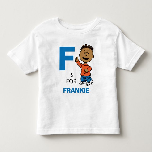T-shirt Pour Les Tous Petits PEANUTS | Franklin personnalisé (Devant)
