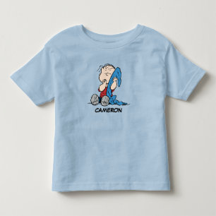 T-shirt Pour Les Tous Petits Peanuts   Linus & Son Plaid