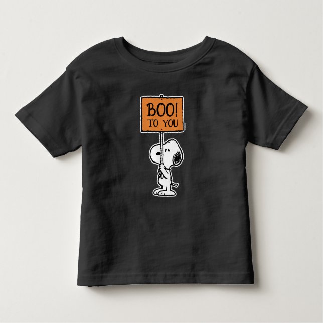 T-shirt Pour Les Tous Petits Peanuts | Snoopy Boo! (Devant)