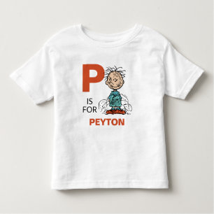 T-shirt Pour Les Tous Petits PEANUTS Stylo à pignon personnalisé