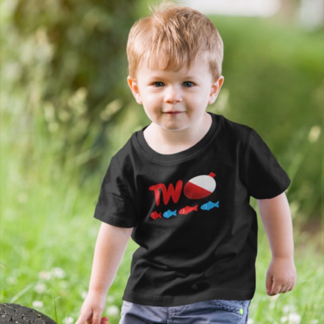 T-shirt Pour Les Tous Petits Pêche 2e anniversaire (Créateur téléchargé)