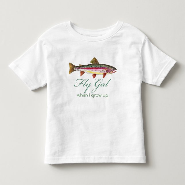 T-shirt Pour Les Tous Petits Pêche à la truite (Devant)