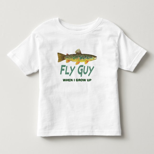 T-shirt Pour Les Tous Petits Pêche à la truite (Devant)