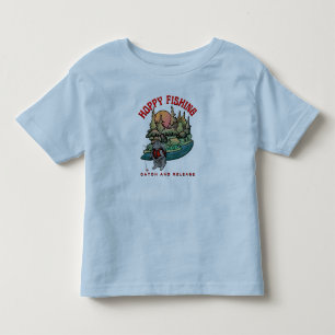 T-shirt Pour Les Tous Petits Pêche à l'Hoppy Capture et libération