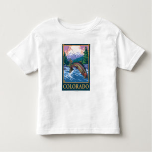 T-shirt Pour Les Tous Petits Pêche de mouche SceneColorado
