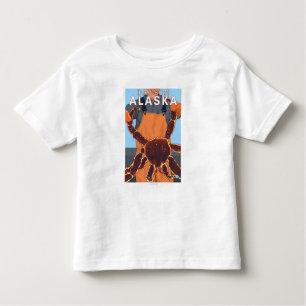 T-shirt Pour Les Tous Petits Pêcheur limule - Dawson, Alaska