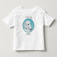 Peinture de Borzoi (Blanc) - Joli Chien d'origine