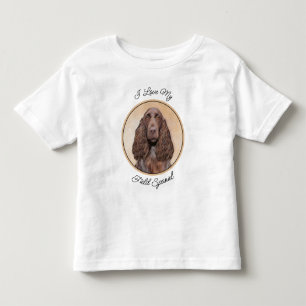 T-shirt Pour Les Tous Petits Peinture d'espagnol de terrain - jolie art origina