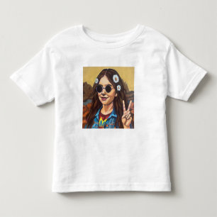T-shirt Pour Les Tous Petits Peinture moderne de la Joconde - Inspirée par de V