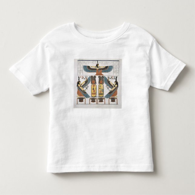 T-shirt Pour Les Tous Petits Peinture murale des tombes des rois chez Thebes, (Devant)