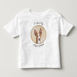 T-shirt Pour Les Tous Petits Peinture sur poitrine d'Ibiza - Joli art original