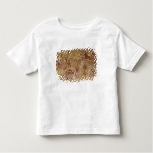T-shirt Pour Les Tous Petits Peintures rupestres préhistoriques, Akakus, Sahara