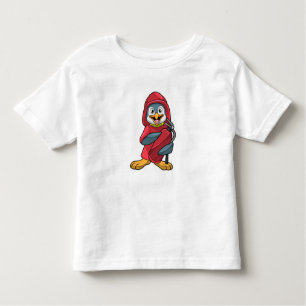 T-shirt Pour Les Tous Petits Penguin comme pompier avec Extinguisher