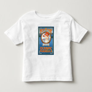 T-shirt Pour Les Tous Petits Péninsule olympique, WashingtonHop le ferry