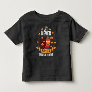 T-shirt Pour Les Tous Petits Pepper rouge de Chili épicé et chaud