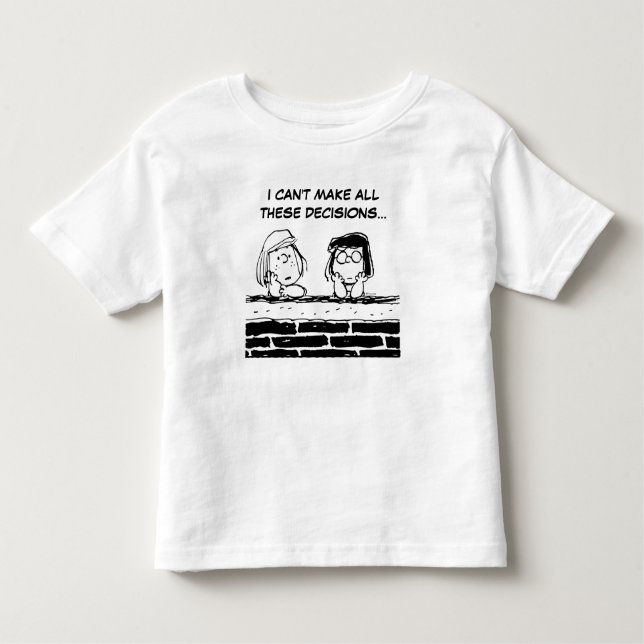 T-shirt Pour Les Tous Petits Pepperment Patty & Marcie au mur (Devant)