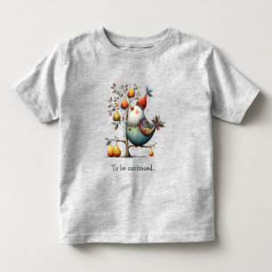 T-shirt Pour Les Tous Petits Perdrix humoristique dans un arbre à poires Fantai