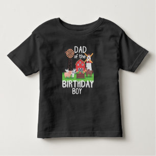 T-shirt Pour Les Tous Petits Père de la ferme Anniversaire Garçon Mère Animal A