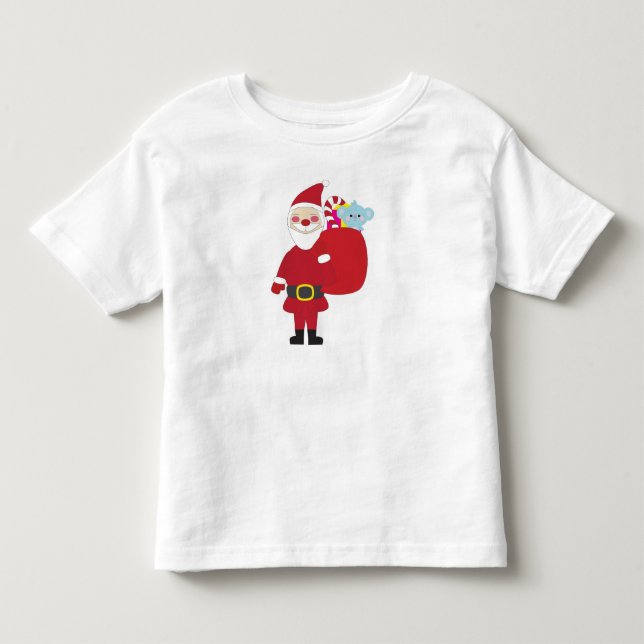 T-shirt Pour Les Tous Petits Père Noël (Devant)