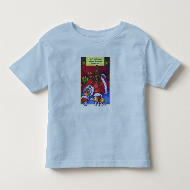 T-shirt Pour Les Tous Petits Père Noël Christmas Wish (Devant)