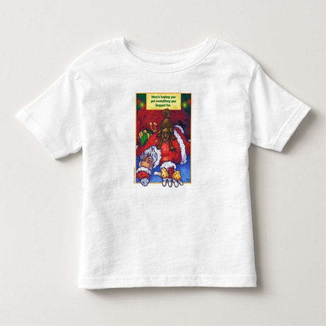 T-shirt Pour Les Tous Petits Père Noël Christmas Wish (Devant)