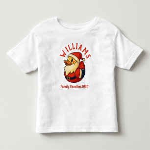 T-shirt Pour Les Tous Petits Père Noël Duck Cartoon - Drôle canard en caoutchou