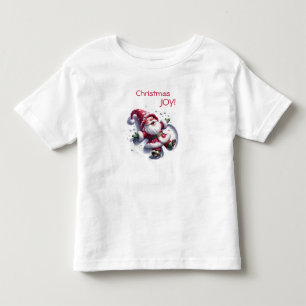 T-shirt Pour Les Tous Petits Père Noël Gnome Anges de neige - Joie de Noël !