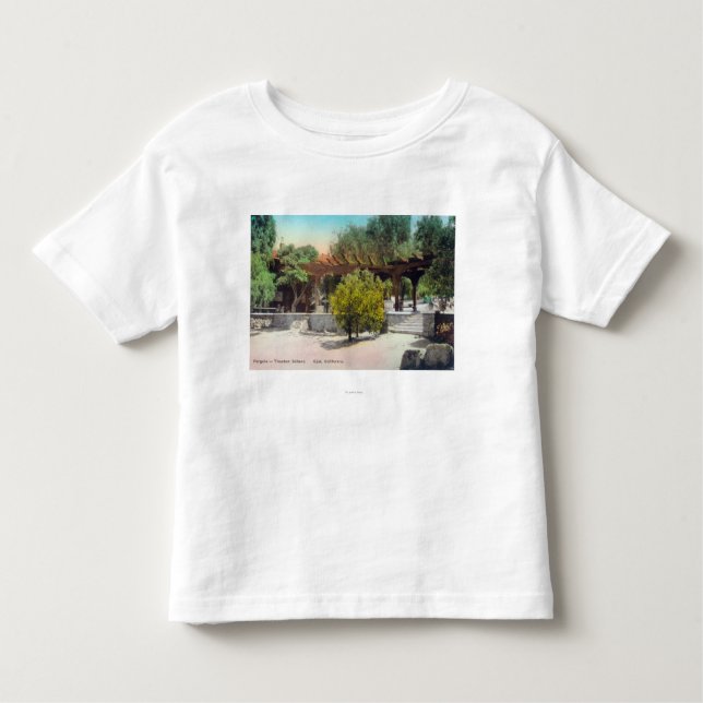T-shirt Pour Les Tous Petits Pergola ViewOjai, CA d'école de Thacher (Devant)