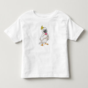 T-shirt Pour Les Tous Petits Perroquet avec crème glacée gaufre